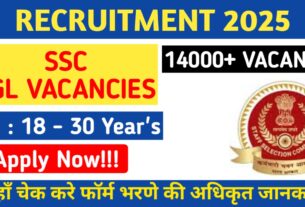 SSC CGL Recruitment 2025