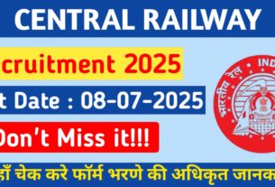 Alt = "Central Railway Senior Resident Recruitment 2025"