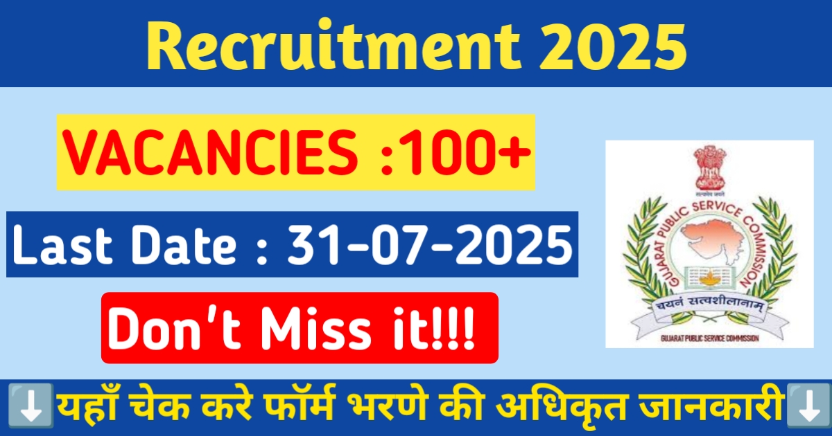 Alt = "GPSC Medical Officer Recruitment 2025"