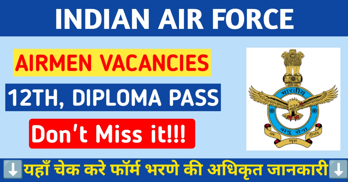 Alt = "Indian Air Force Airmen Group Y Recruitment 2025"