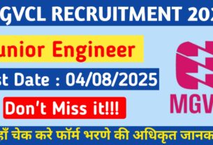 Alt = "MGVCL Recruitment for 62 Vidyut Sahayak 2025"